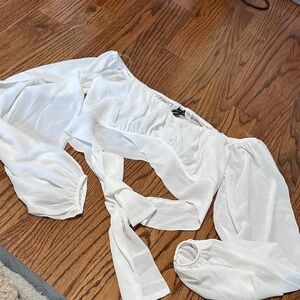 Windsor Ivory Off-Shoulder Top